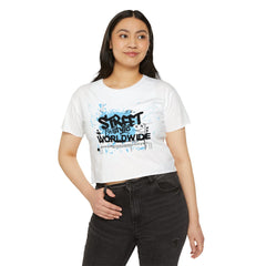 Women&#039;s Graffiti Festival Crop Top - Street Style Worldwide