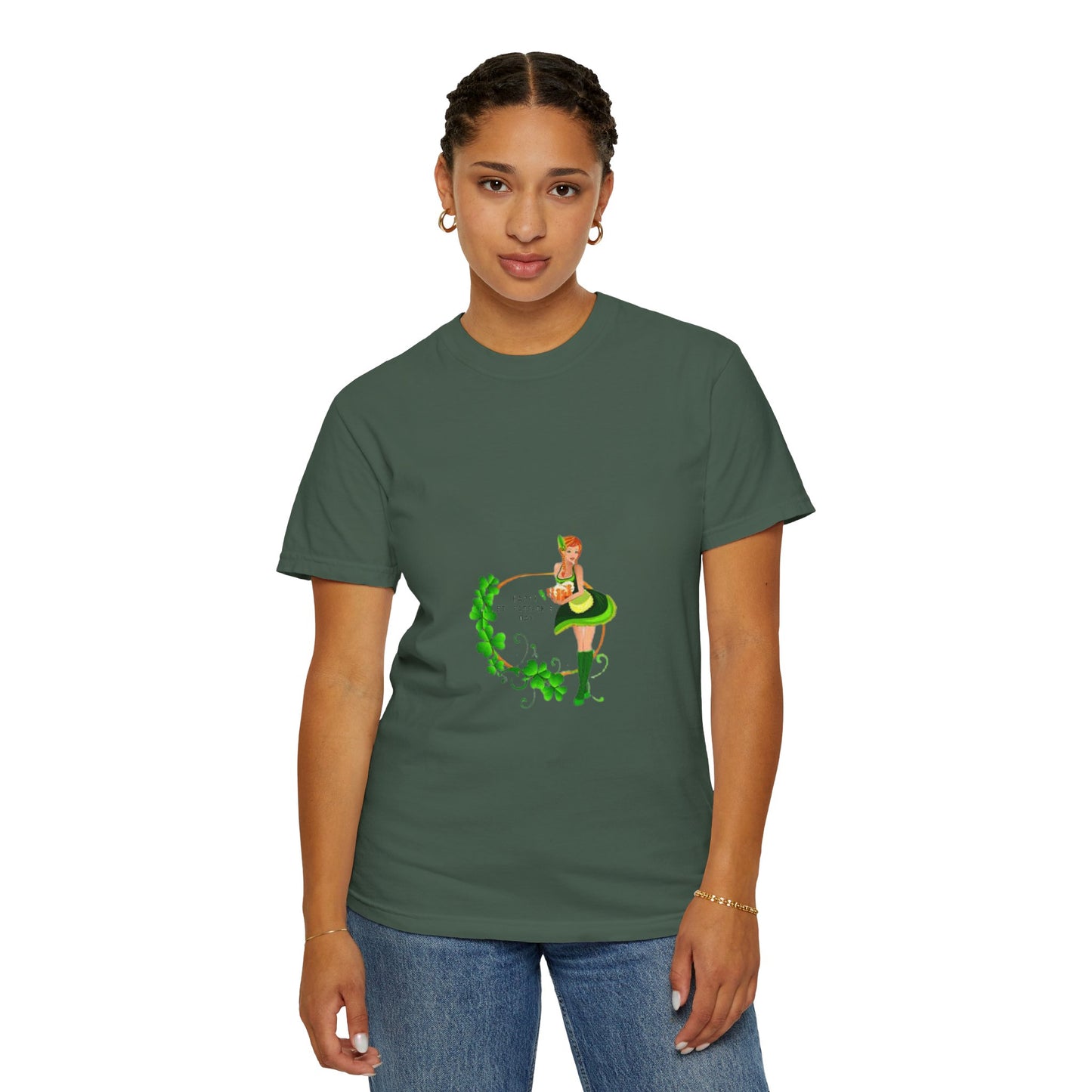 Cute St. Patrick's Day Unisex T-Shirt with Green Design