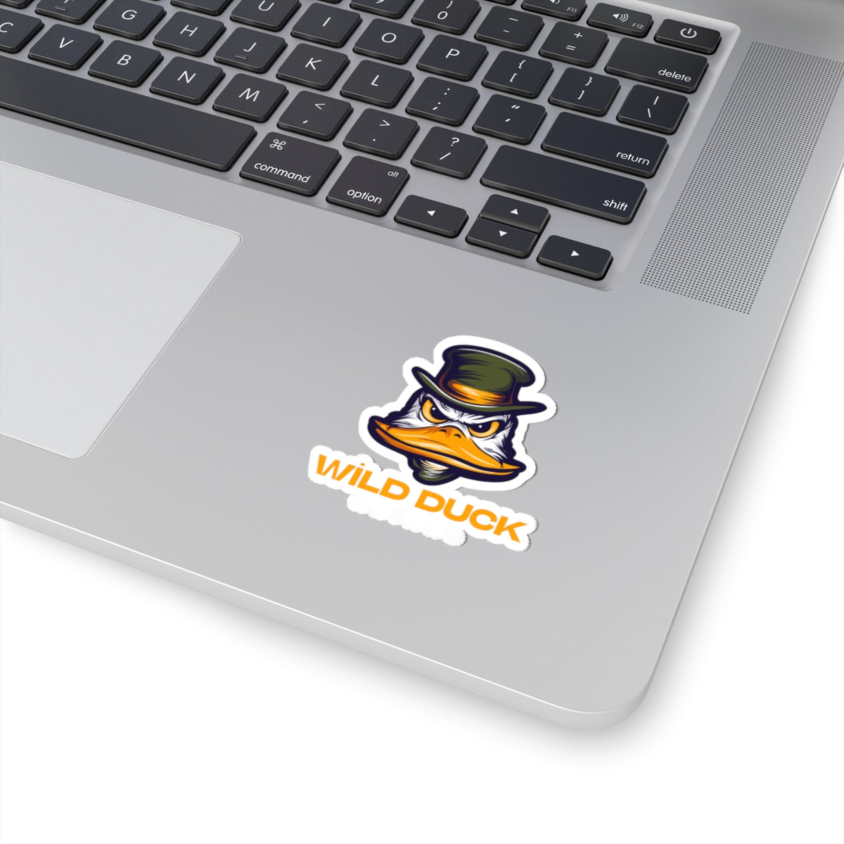 Wild Duck Animal Kiss-Cut Stickers - Quirky Laptop Decals for Fun Lovers