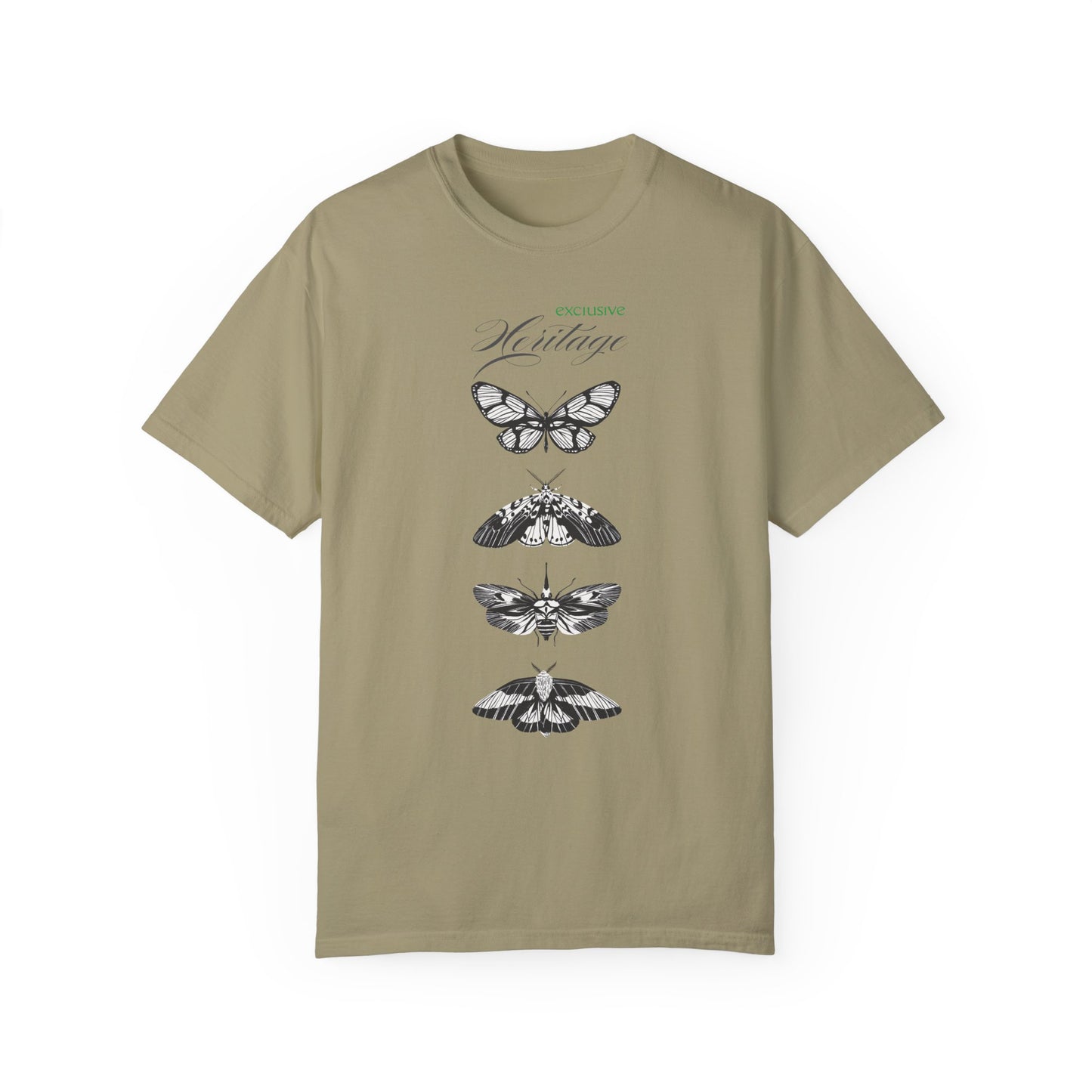 Heritage Butterfly Unisex Garment-Dyed T-shirt