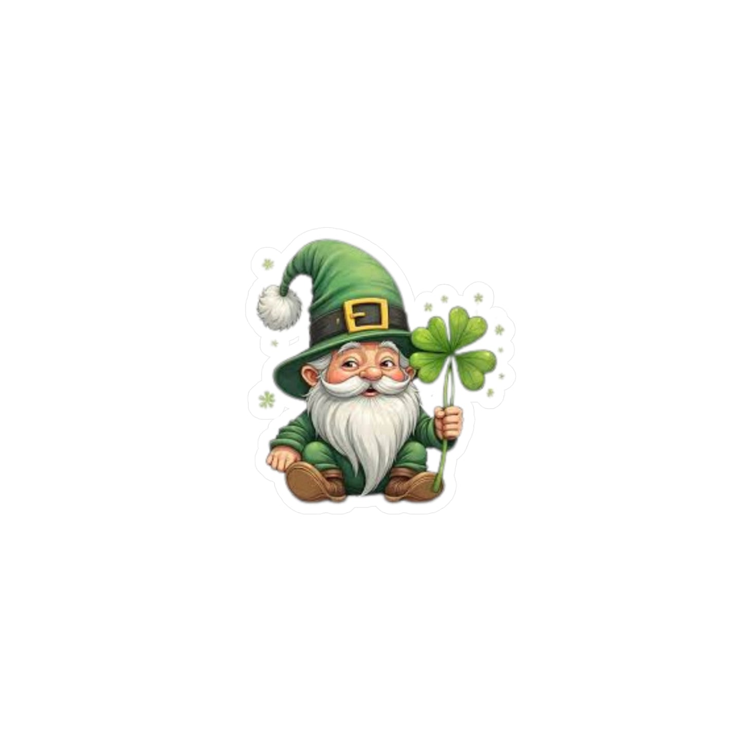 Lucky Leprechaun Kiss-Cut Vinyl Decals for St. Patrick's Day