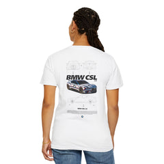 BMW CSL Unisex Garment-Dyed T-Shirt | Car Enthusiast Apparel