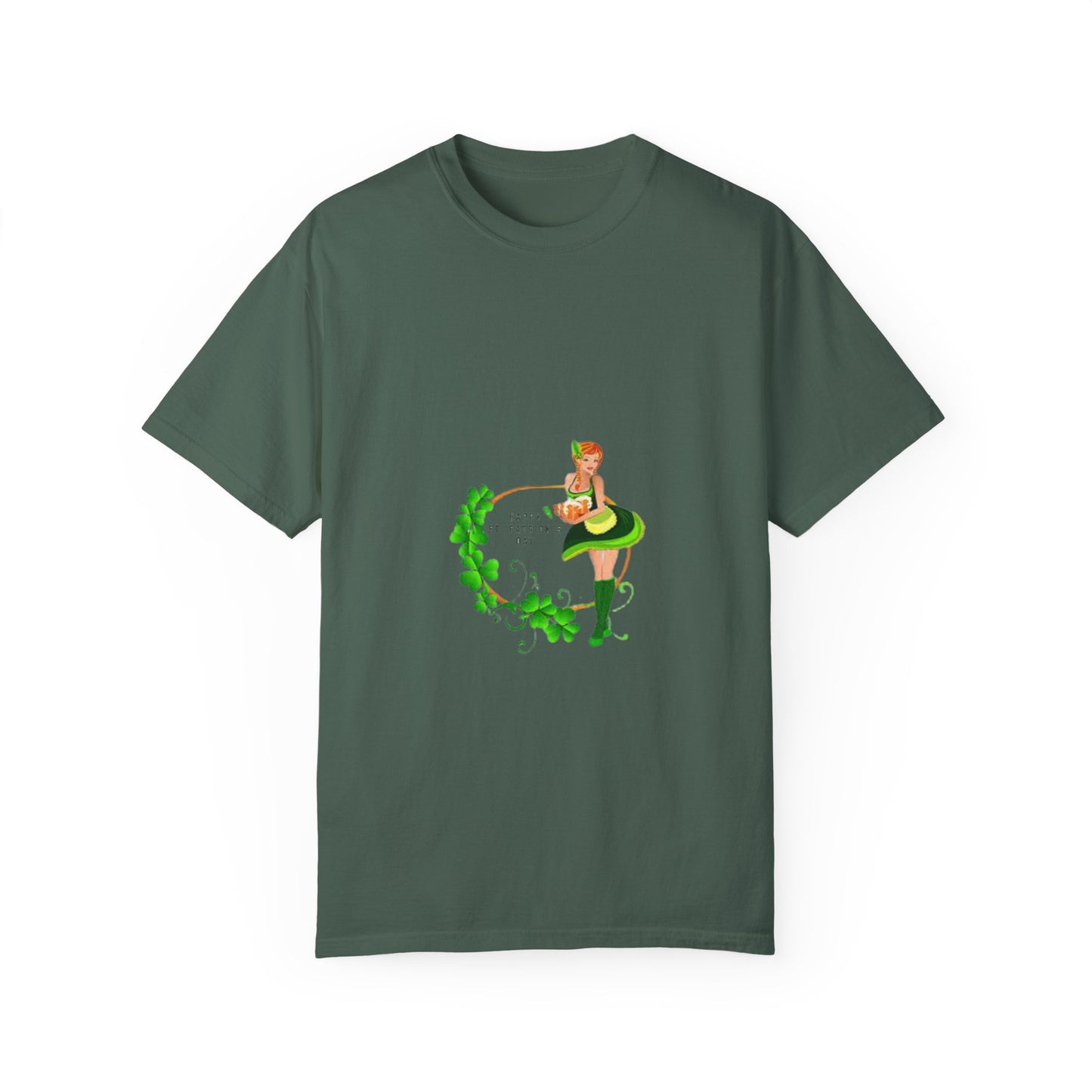 Cute St. Patrick's Day Unisex T-Shirt with Green Design