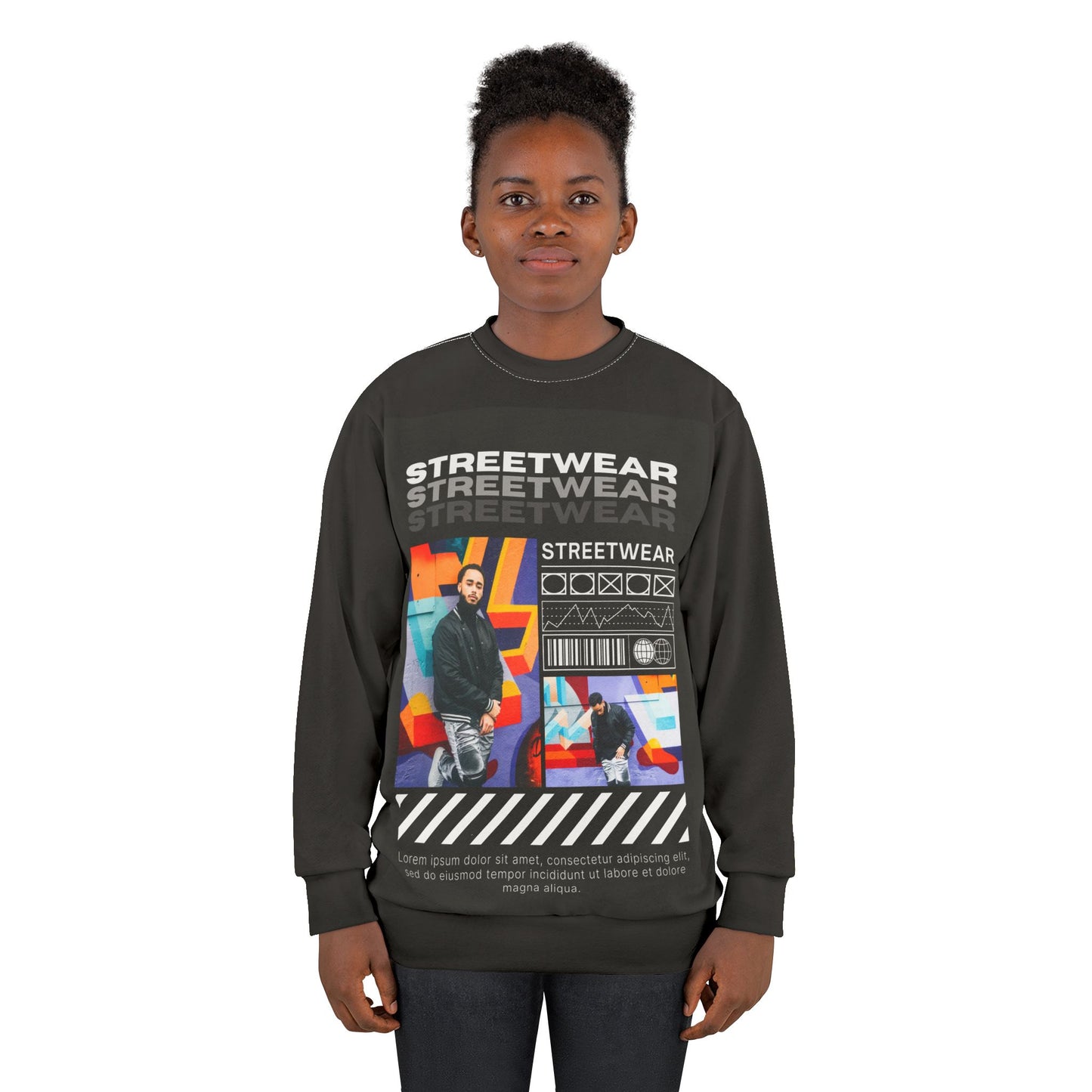 Streetwear Graphic Unisex Sweatshirt - Trendy Urban Style