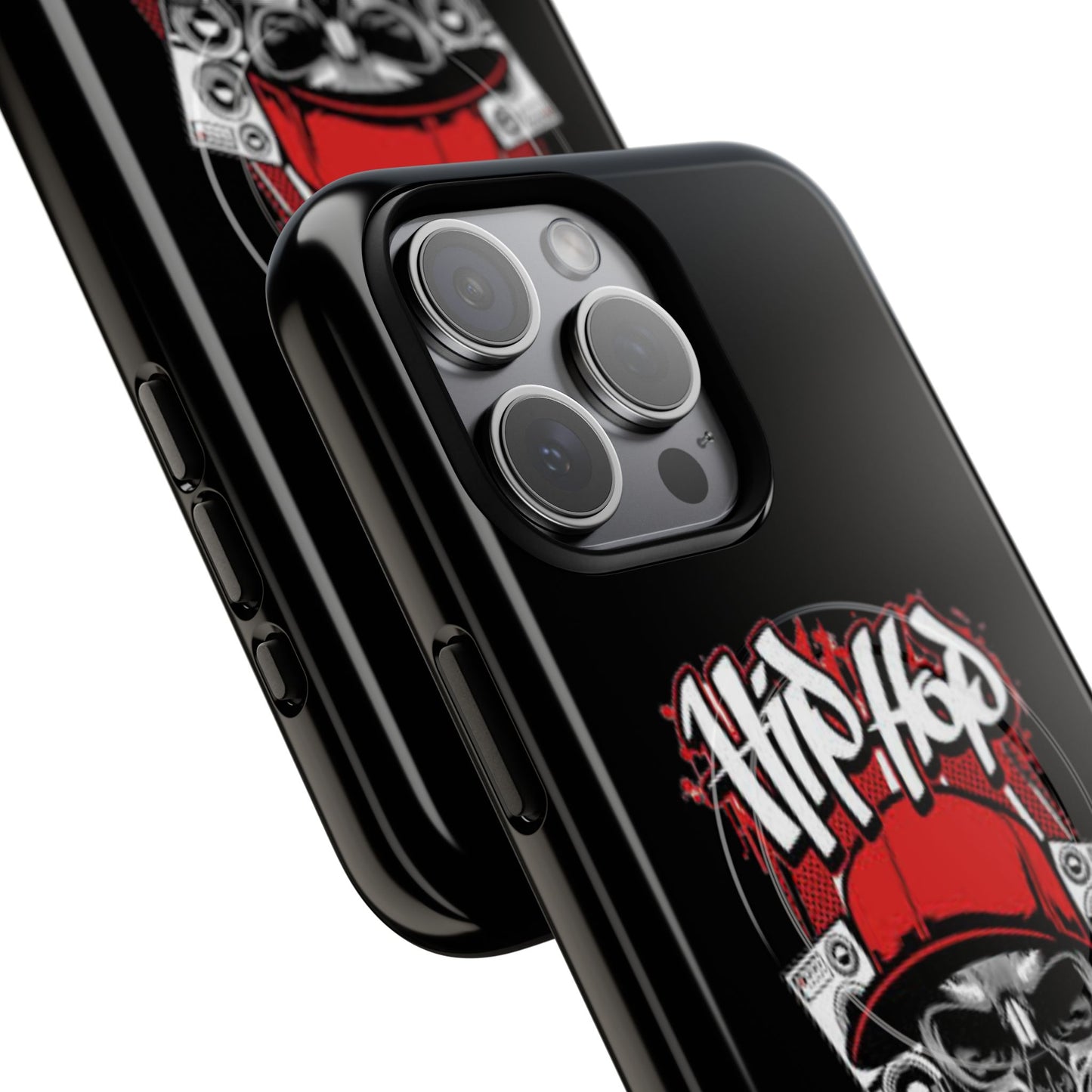 Hip Hop Skull Tough Magnetic Phone Case - Durable Protection with Stylish Design