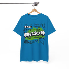 Urban Graffiti Unisex Heavy Cotton Tee - Street Style Tag Design
