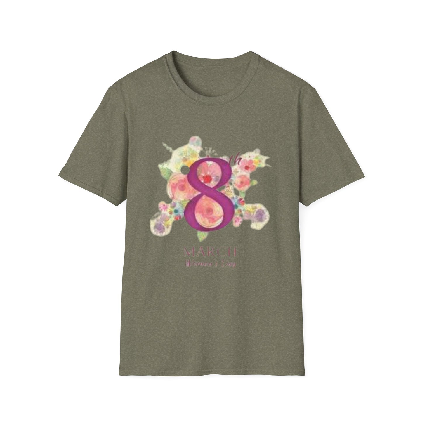 Women’s Day Floral T-Shirt - Celebrate 8th March with Style