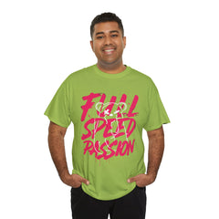 Full Speed Passion Unisex Heavy Cotton Tee - Motivational Graphic Tee for Enthusiasts