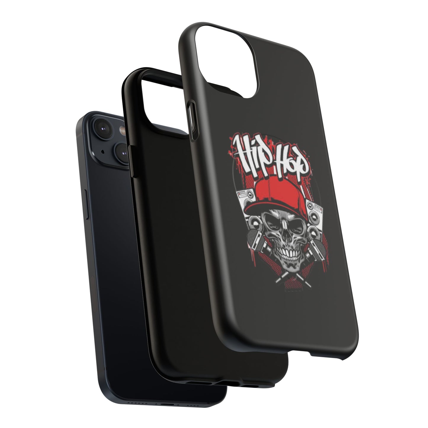 Hip Hop Skull Tough Magnetic Phone Case - Durable Protection with Stylish Design