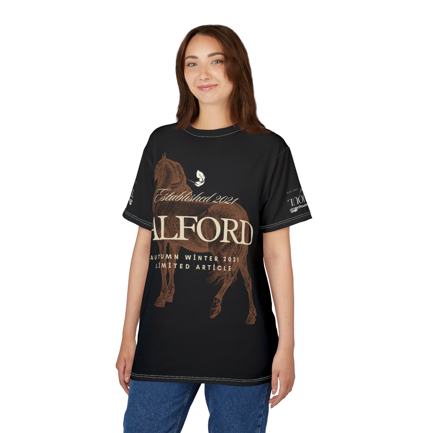 Unisex Cut & Sew Tee - Limited Edition Salford Horse Design