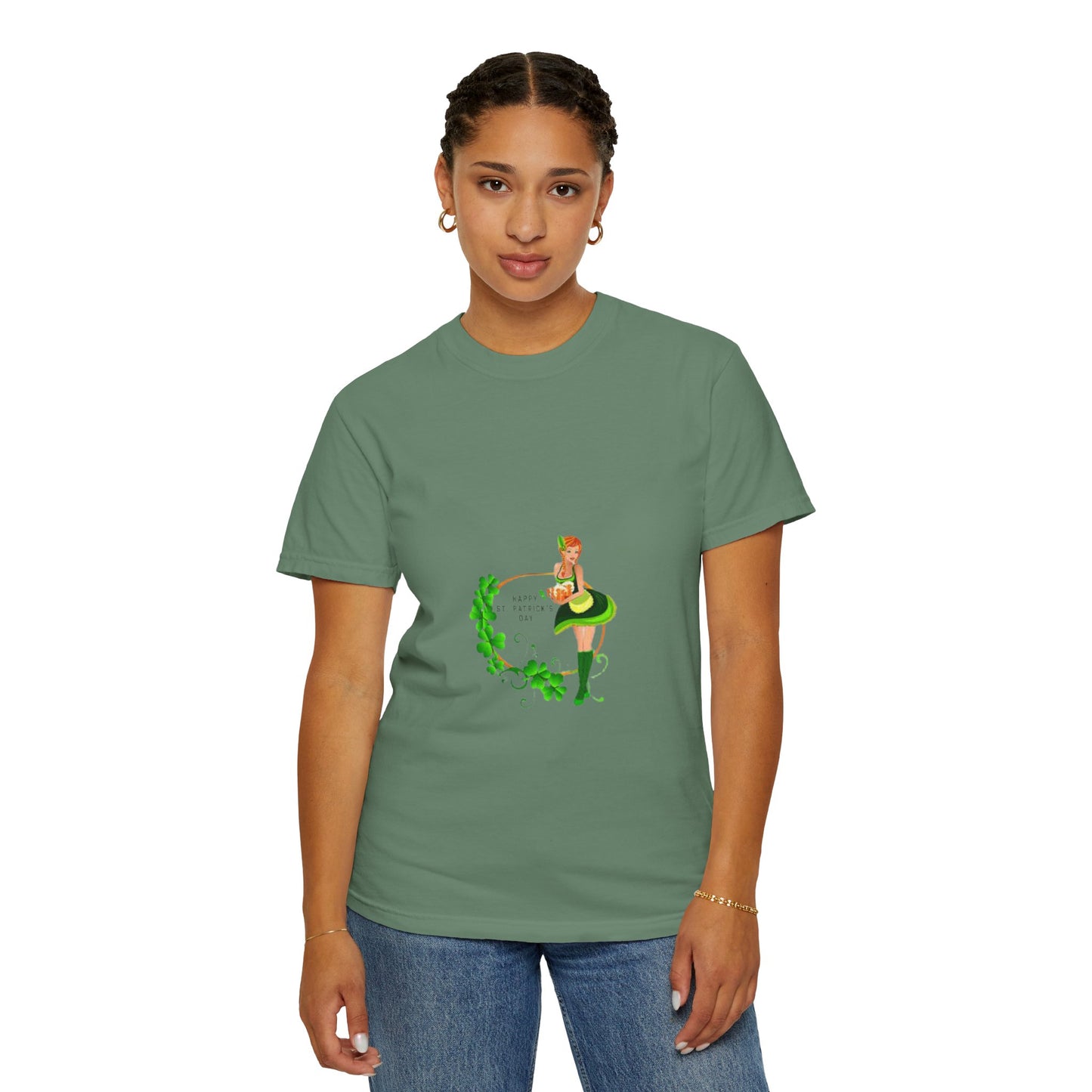 Cute St. Patrick's Day Unisex T-Shirt with Green Design