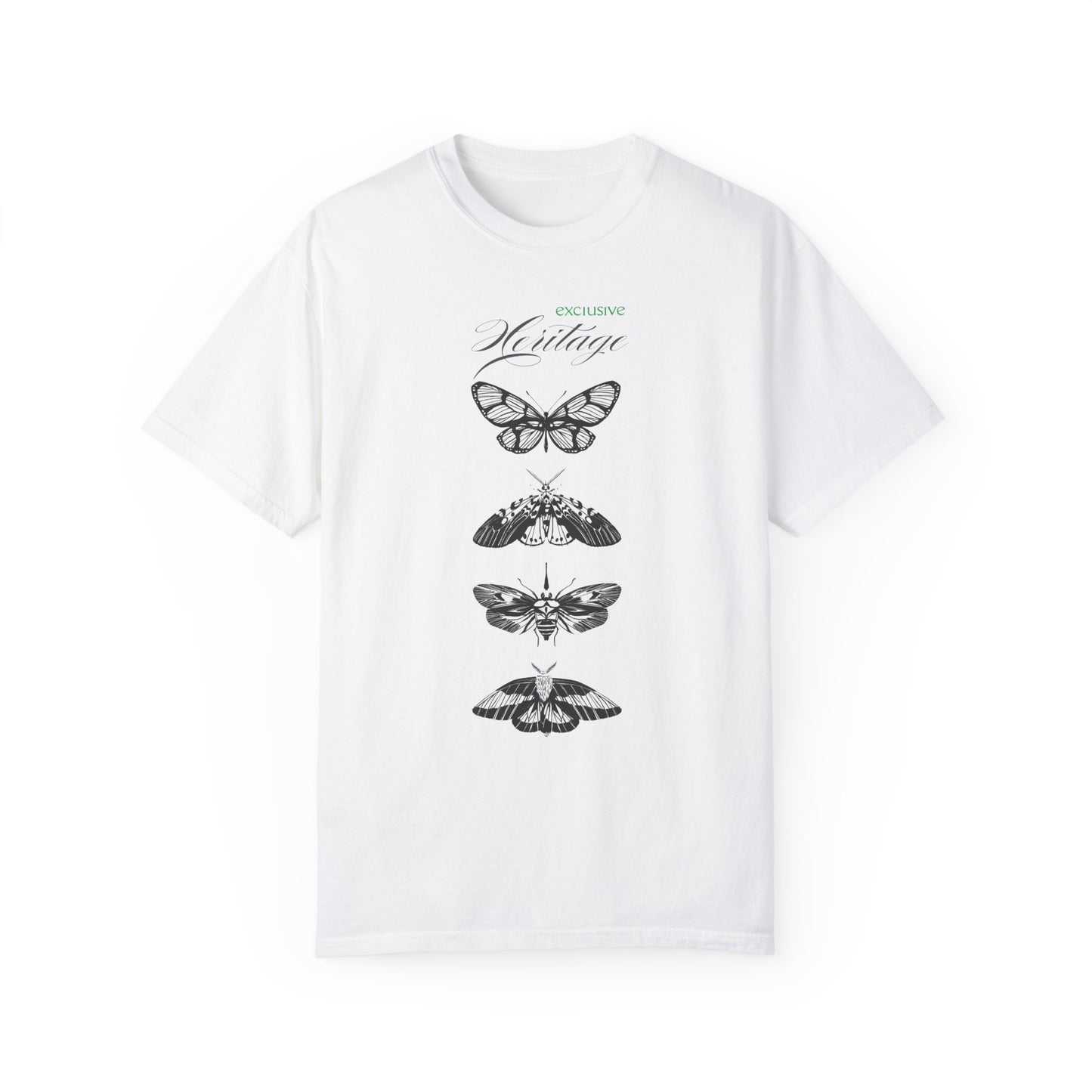 Heritage Butterfly Unisex Garment-Dyed T-shirt