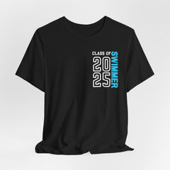 2025 Swimmer Class Unisex Short Sleeve Tee - Perfect Graduation Gift