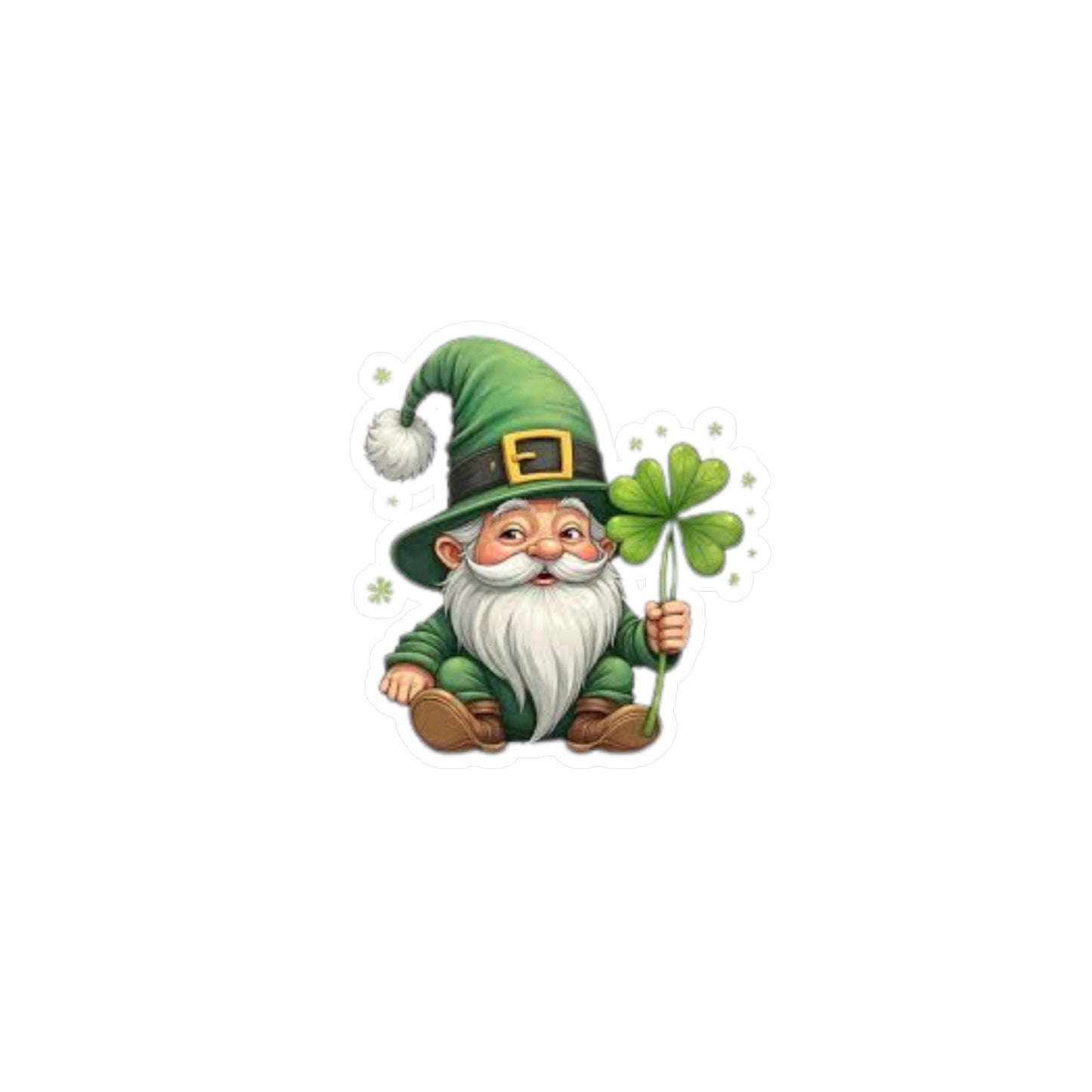 Lucky Leprechaun Kiss-Cut Vinyl Decals for St. Patrick's Day