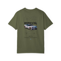 BMW CSL Unisex Garment-Dyed T-Shirt | Car Enthusiast Apparel