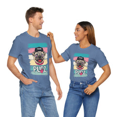 Funny Pug Team Tee - Unisex Short Sleeve Jersey T-Shirt