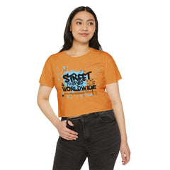 Women&#039;s Graffiti Festival Crop Top - Street Style Worldwide