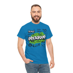 Urban Graffiti Unisex Heavy Cotton Tee - Street Style Tag Design