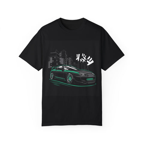 Unisex Street Style T-Shirt with Retro Car Design