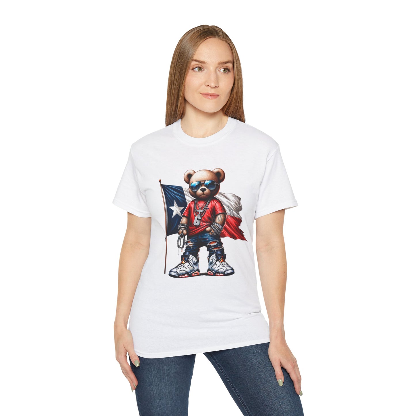 Cool Texas Bear Graphic Tee for Unisex - Stylish Summer Apparel