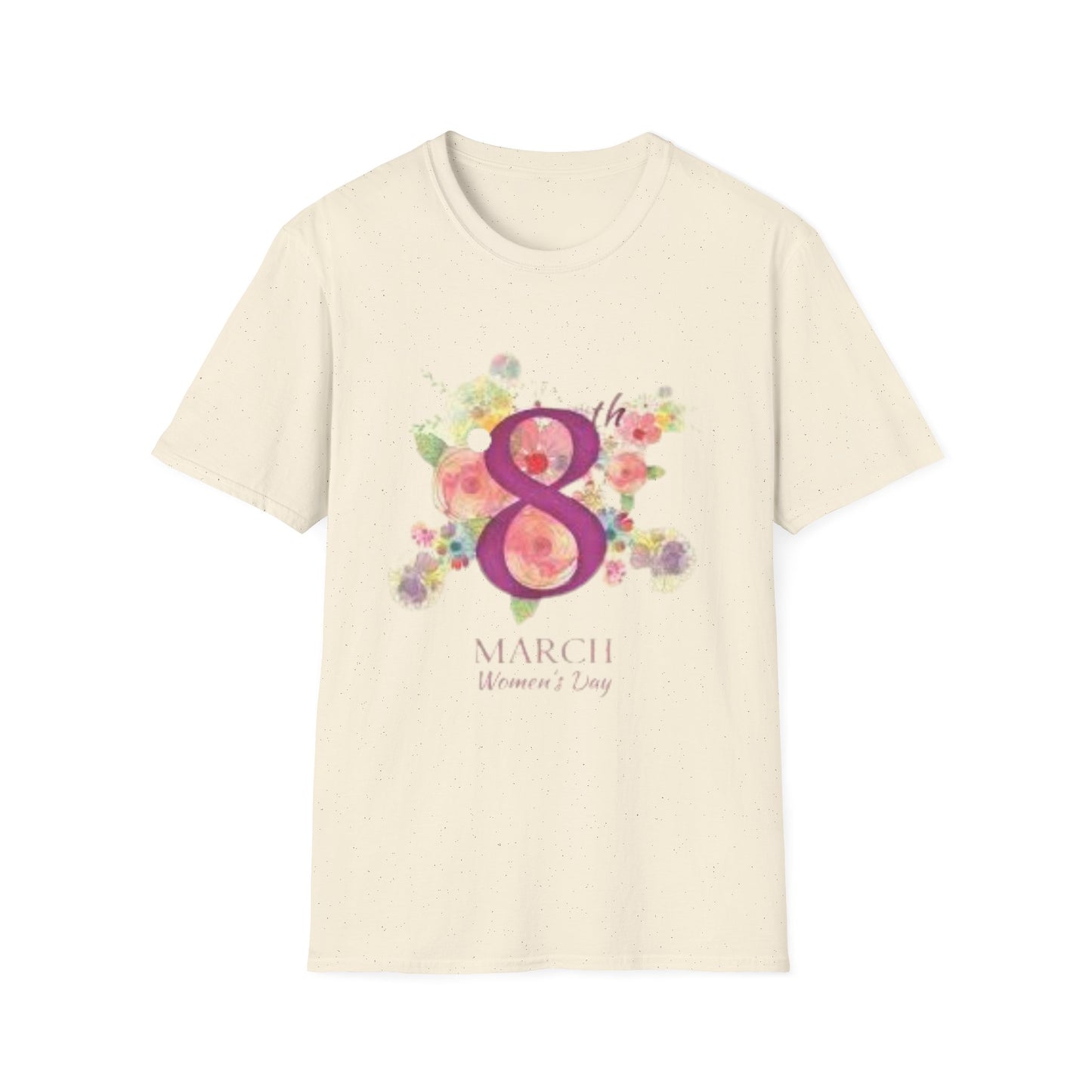 Women’s Day Floral T-Shirt - Celebrate 8th March with Style