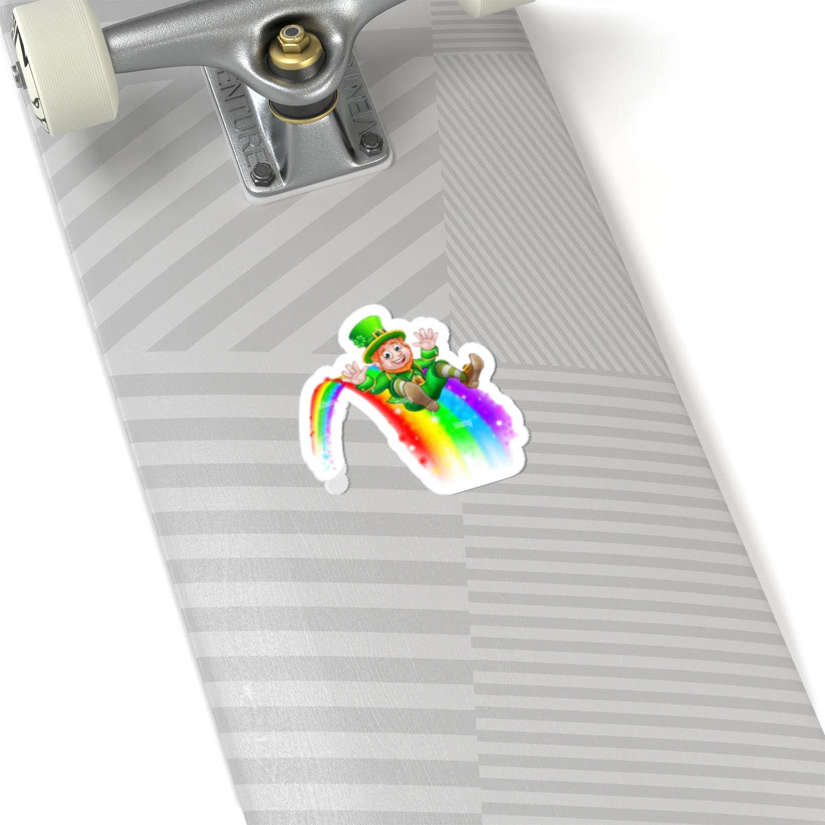 Leprechaun Rainbow Kiss-Cut Stickers | Fun St. Patrick's Day Decor