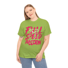 Full Speed Passion Unisex Heavy Cotton Tee - Motivational Graphic Tee for Enthusiasts