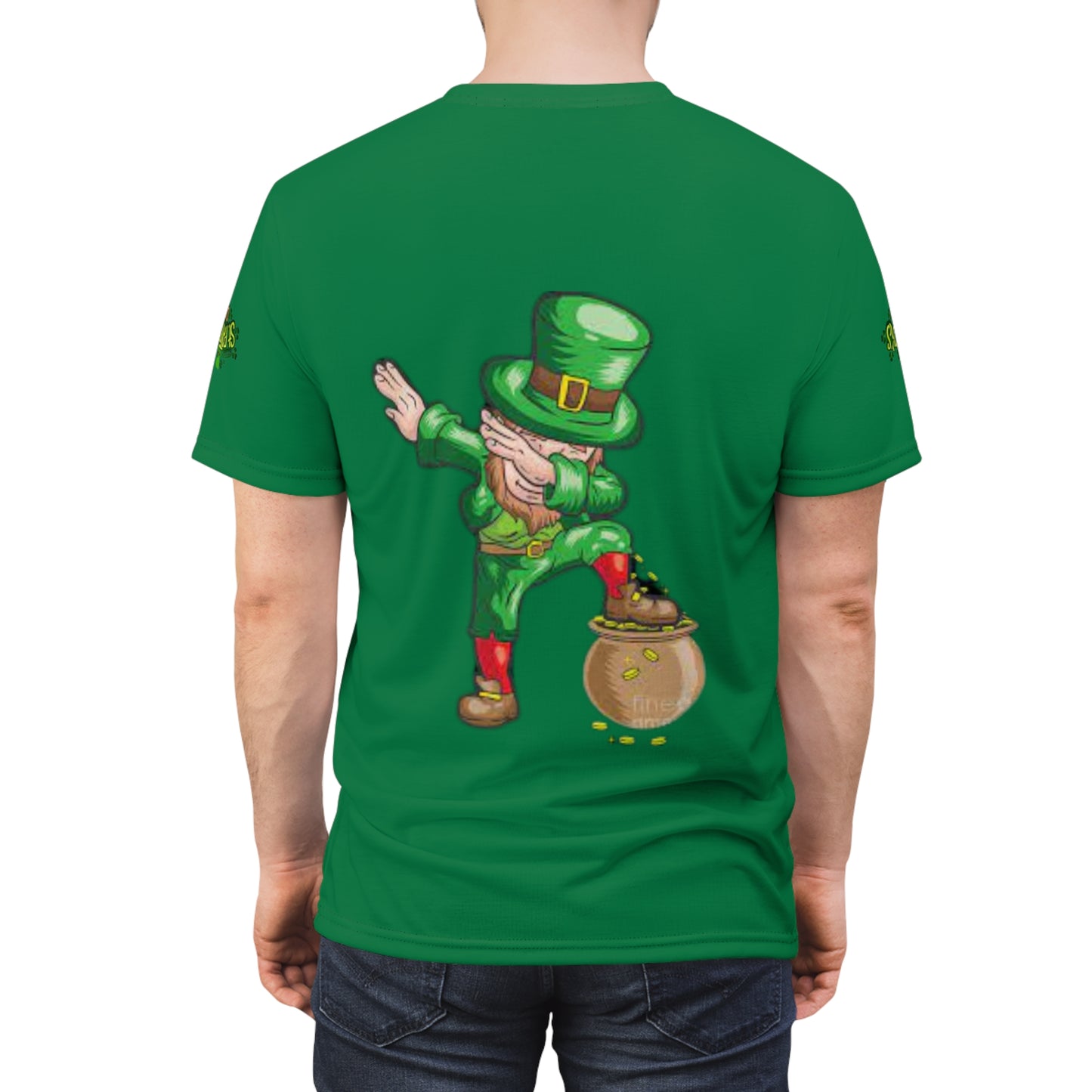 St. Patrick's Day Gnome Unisex Cut & Sew Tee