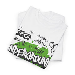 Urban Graffiti Unisex Heavy Cotton Tee - Street Style Tag Design