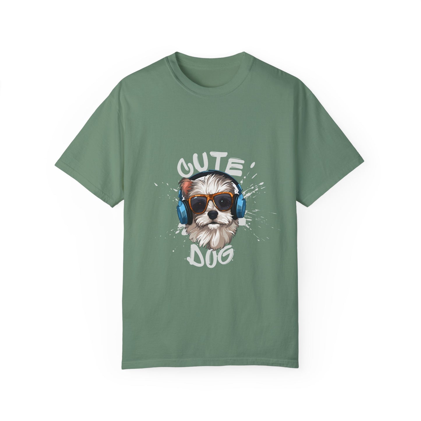 Cute Dog Unisex Garment-Dyed T-Shirt - Perfect for Pet Lovers