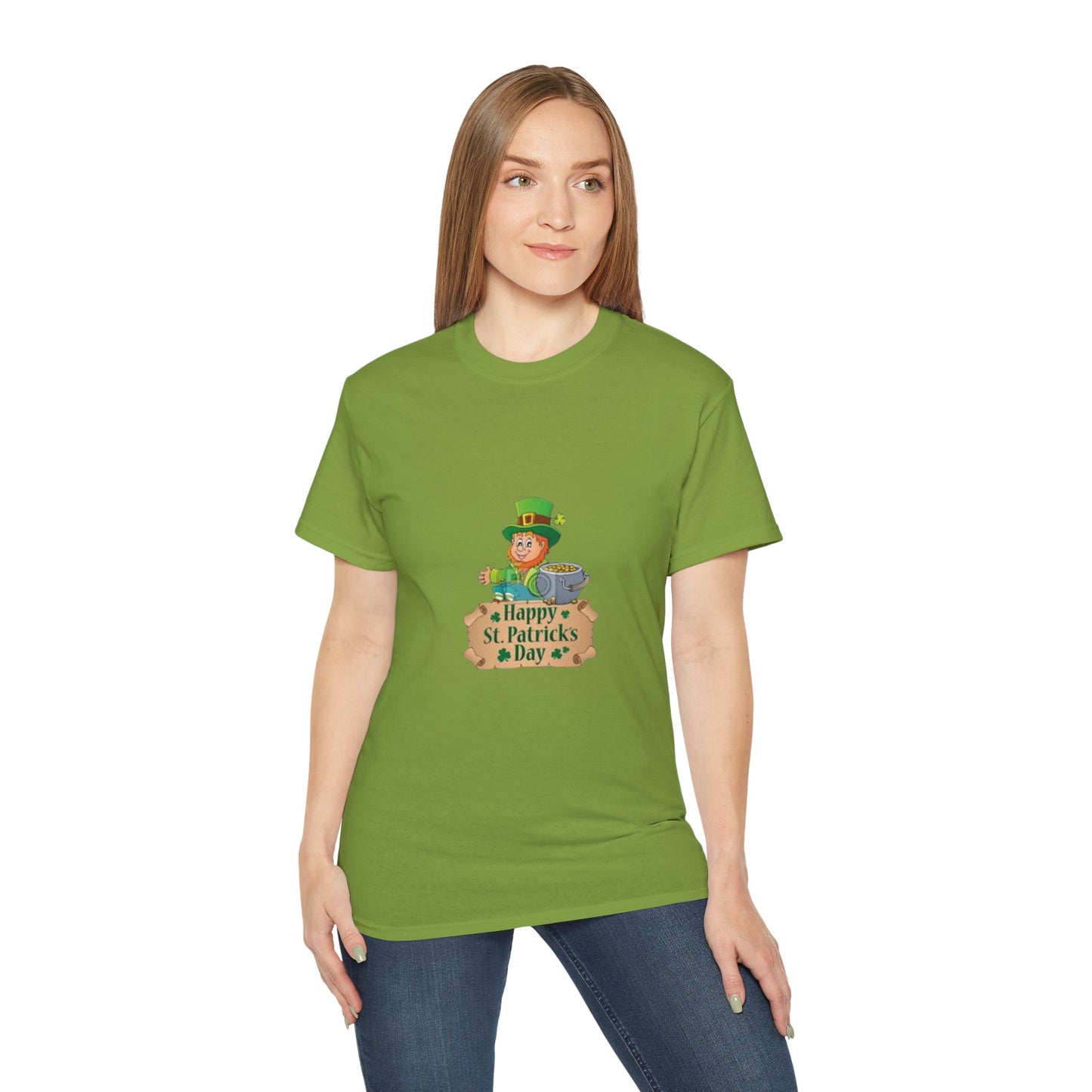 St. Patrick's Day Unisex Ultra Cotton Tee - Happy St. Patrick's Day Design