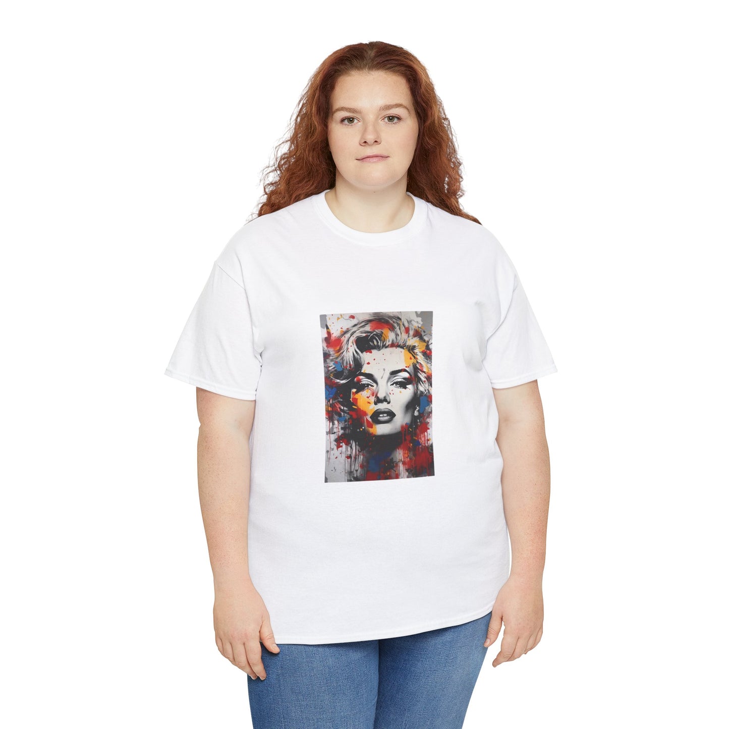 Artistic Marilyn Monroe Unisex Heavy Cotton Tee