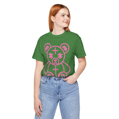 Cute Bear Graphic Unisex Tee - Perfect for Casual Style & Gifting