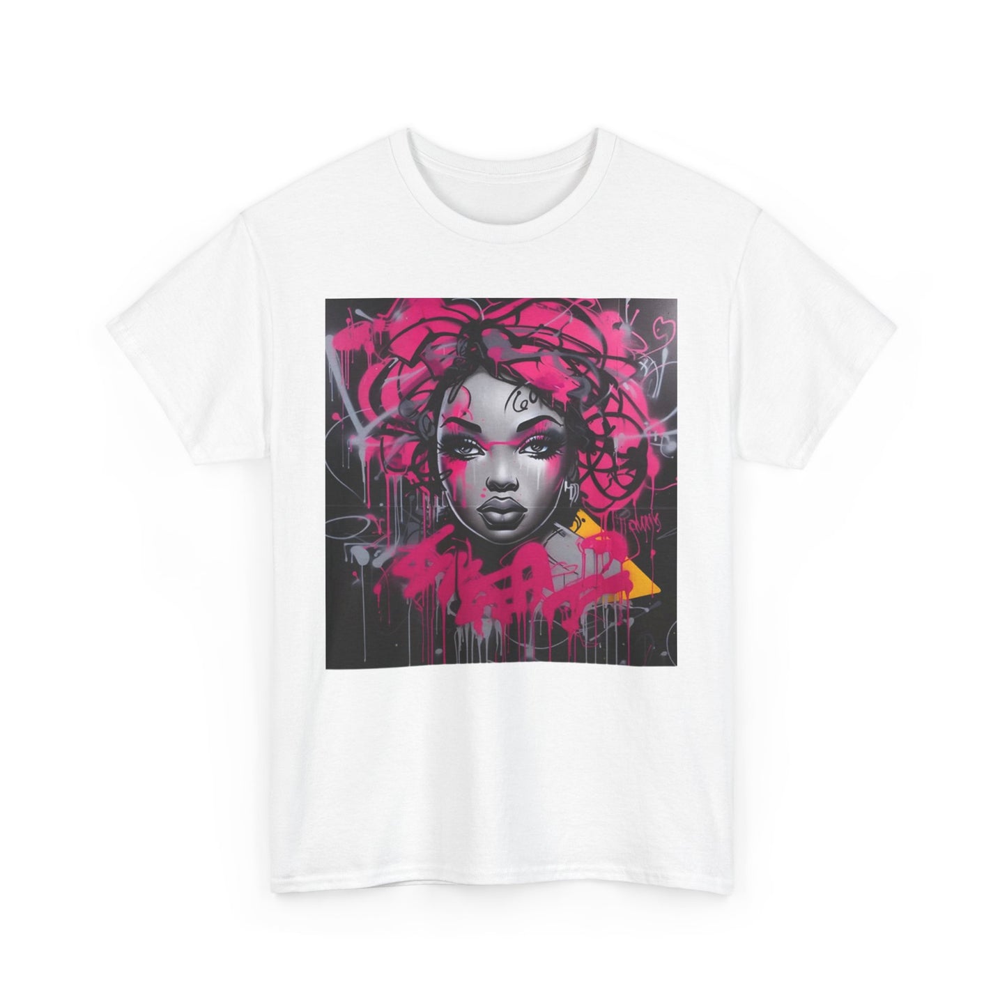 Graffiti Art Unisex Heavy Cotton Tee - Street Style T-Shirt