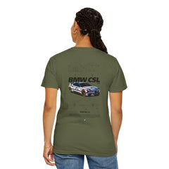 BMW CSL Unisex Garment-Dyed T-Shirt | Car Enthusiast Apparel