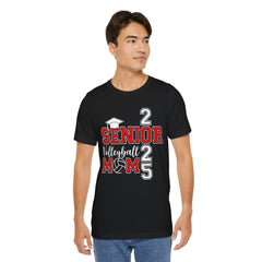 Senior Volleyball Mom 2025 Unisex Tee
