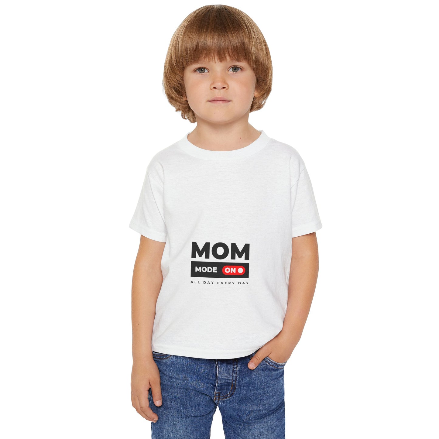 Mom Mode On Toddler T-Shirt - Cute Kids Tee for Moms