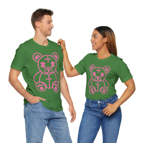 Cute Bear Graphic Unisex Tee - Perfect for Casual Style & Gifting