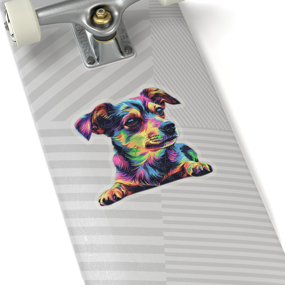 Vibrant Dog Kiss-Cut Stickers - Colorful Pet Art for Dog Lovers