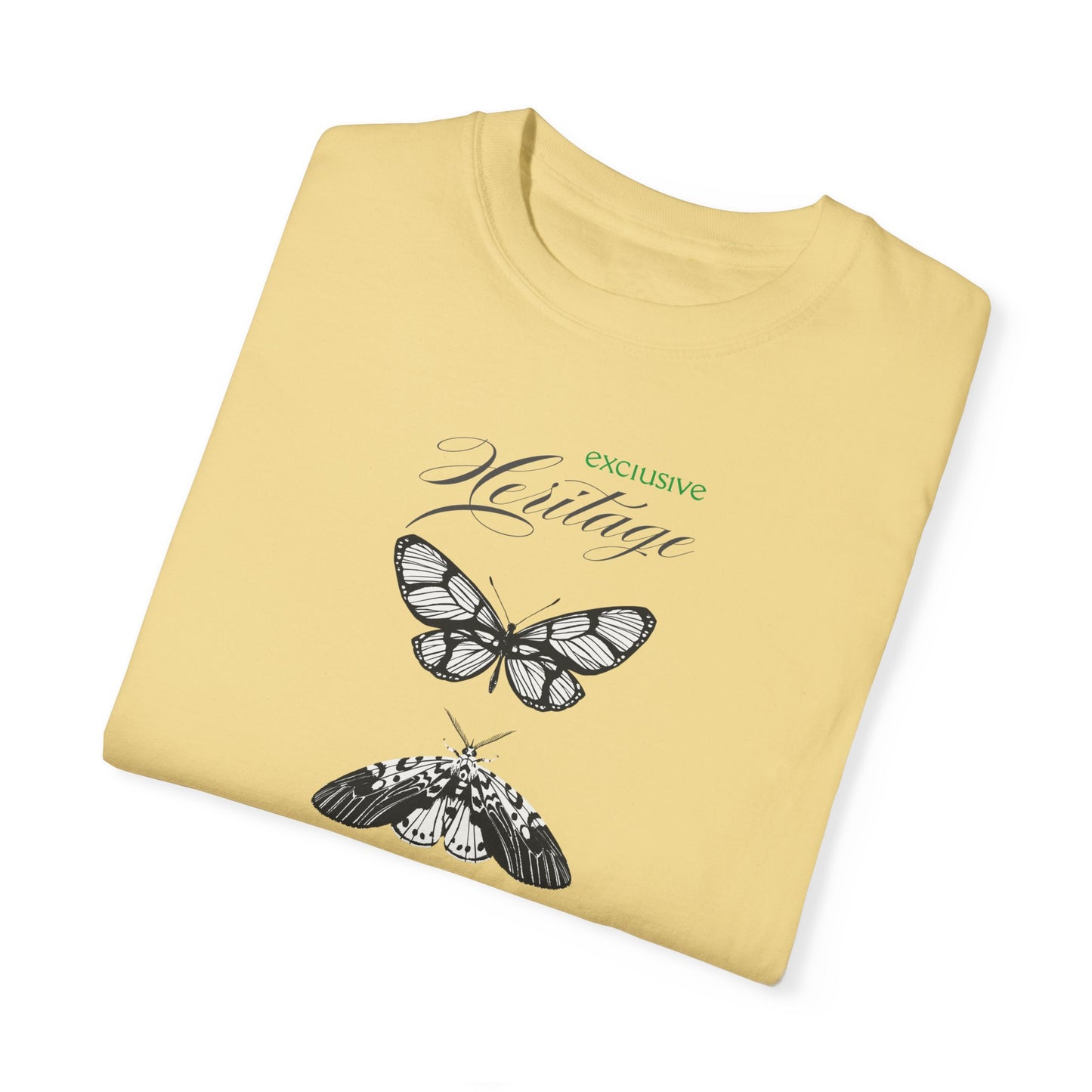 Heritage Butterfly Unisex Garment-Dyed T-shirt