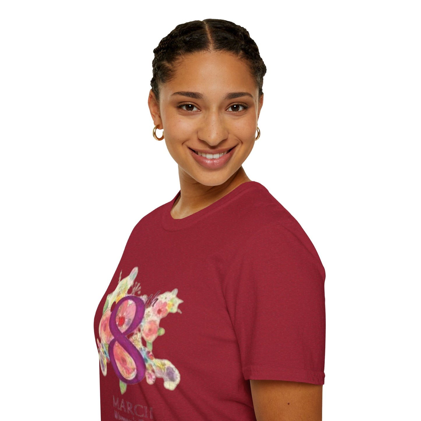 Women’s Day Floral T-Shirt - Celebrate 8th March with Style