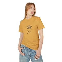 King Crown Graphic Unisex Tee - Heavyweight Cotton T-Shirt for Royalty Lovers