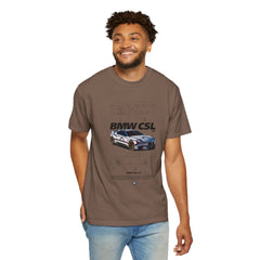 BMW CSL Unisex Garment-Dyed T-Shirt | Car Enthusiast Apparel