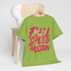 Full Speed Passion Unisex Heavy Cotton Tee - Motivational Graphic Tee for Enthusiasts