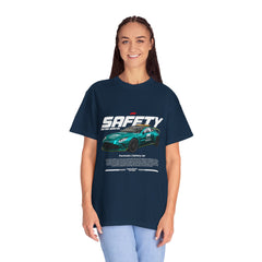 Unisex Garment-Dyed T-shirt - Formula 1 Safety Car Graphic Tee