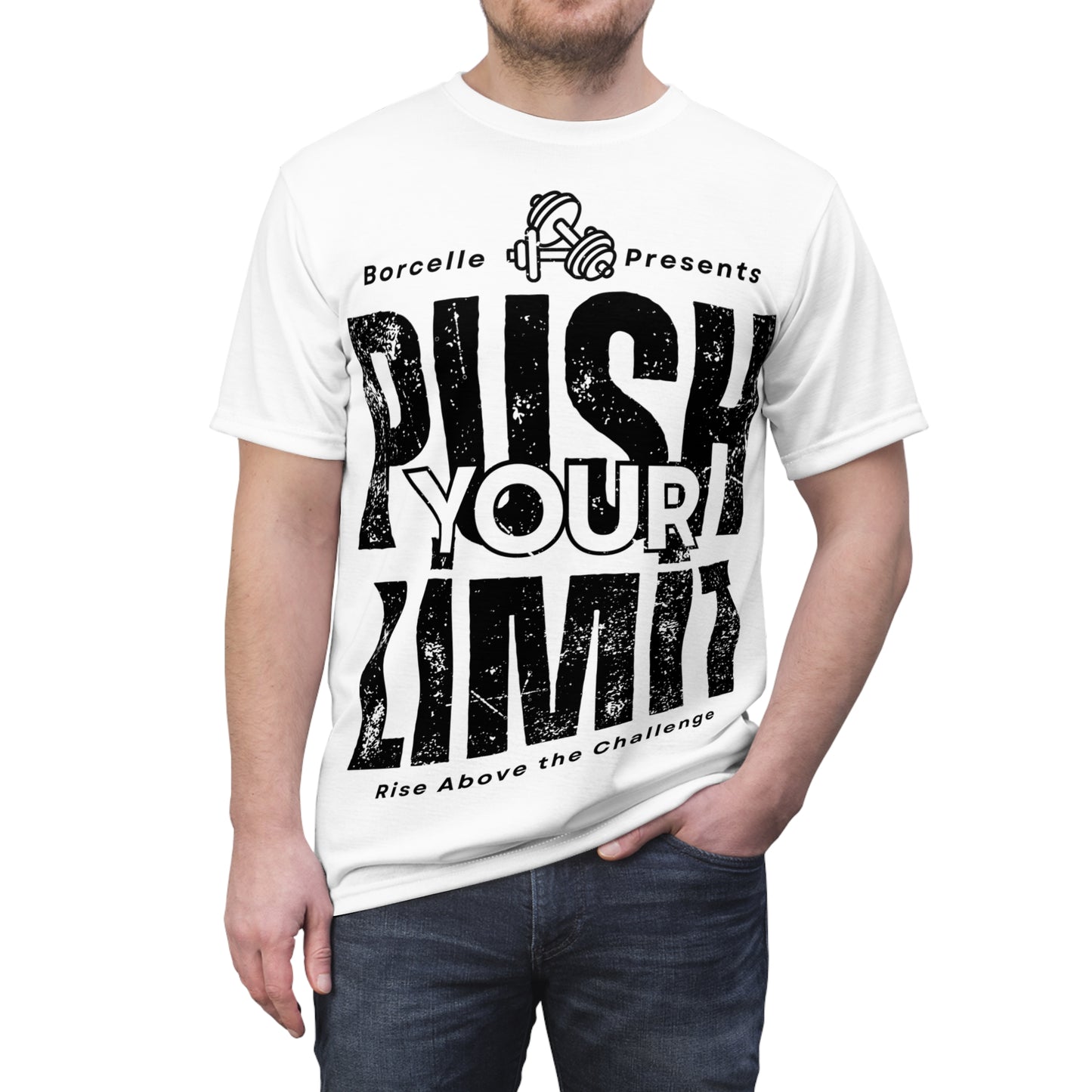 Motivational Fitness Tee - 'Push Your Limit'