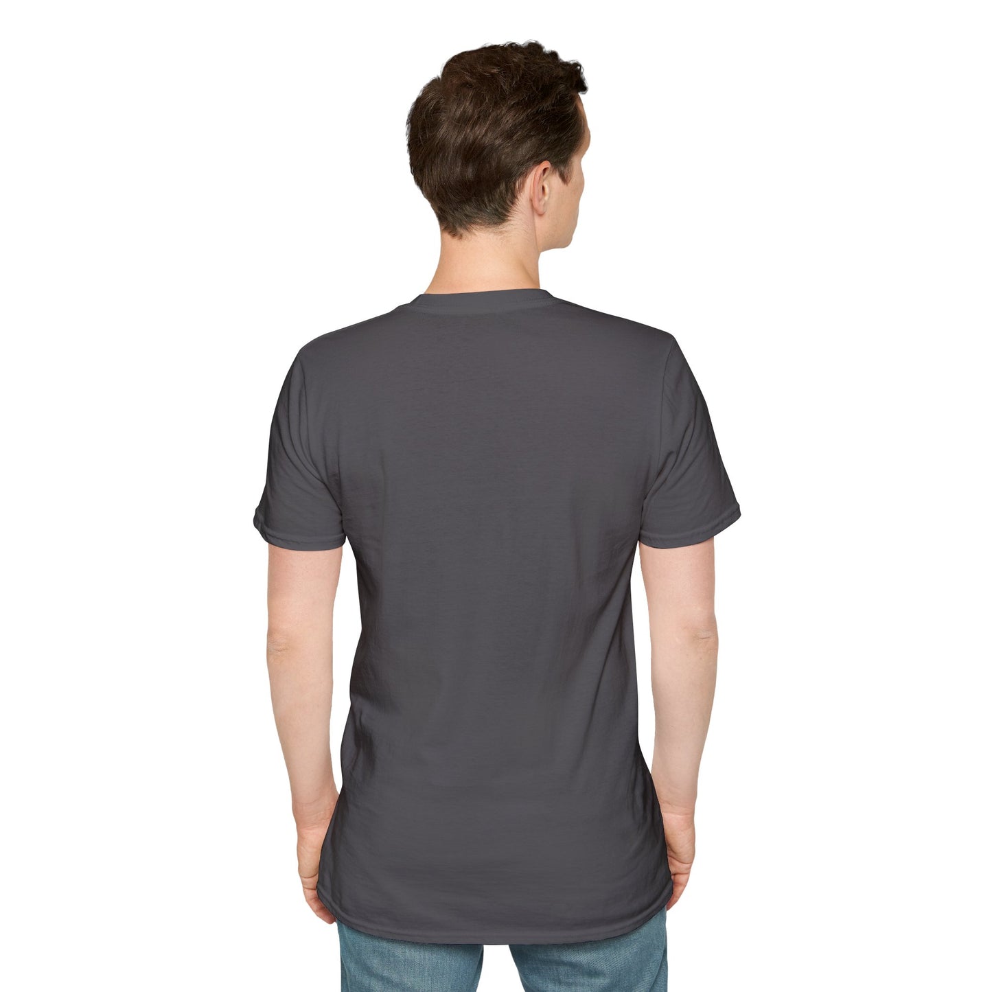 Zen-Inspired Unisex Softstyle T-Shirt with Scenic Landscape Design