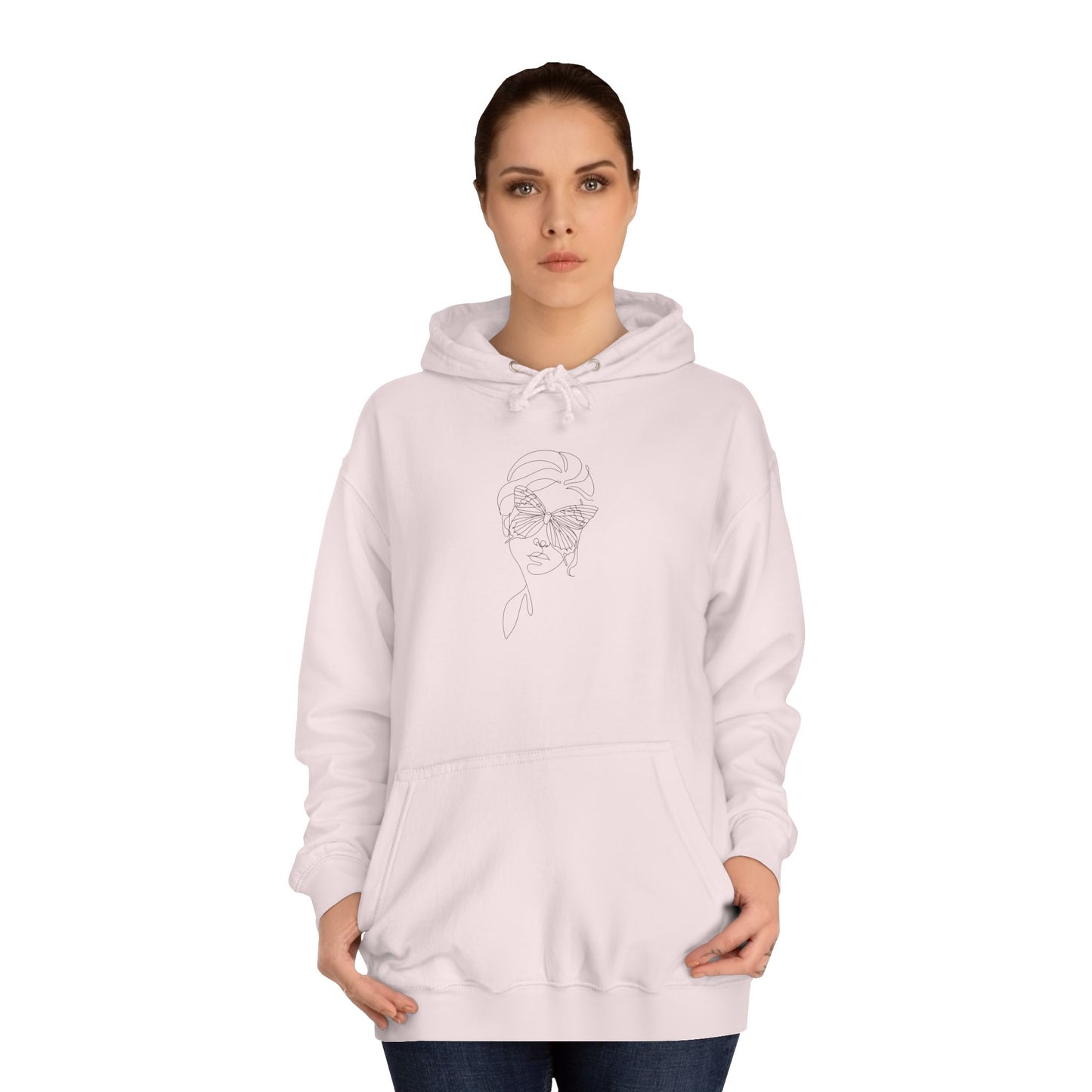 Stylish Unisex College Hoodie with Minimalist Design