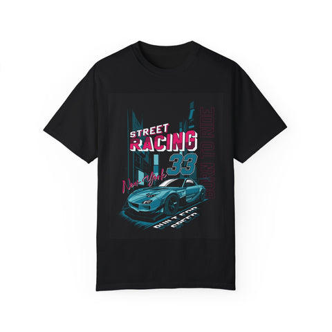 Unisex Street Racing T-Shirt - Born to Ride, Porsche Enthusiast Gear