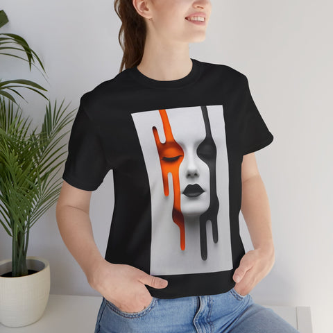 Abstract Emotion Unisex Jersey Tee - Modern Art Design